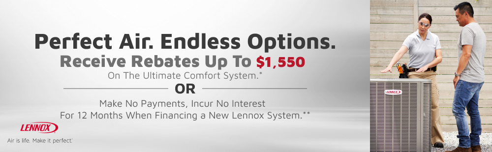 Lennox Rebate and Financing Promotion